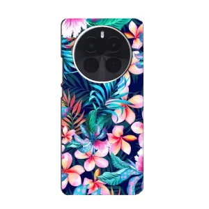 Чехол для 一辆 OnePlus  Асе 5 Про - с принтом (Дизайнерские) (AlphaPrint) (Красочные цветы)