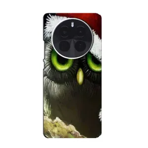 Новогодние Чехлы для 一辆 OnePlus  Асе 5 Про (VPrint) (Новогодняя Сова)