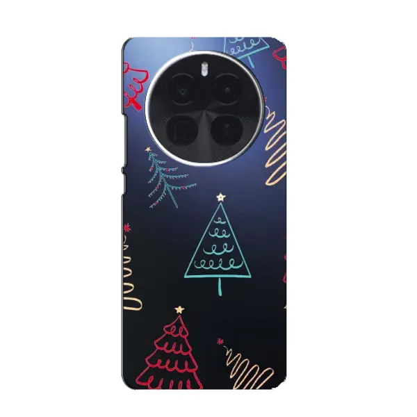 Чехол с принтом «Рождественские елки» для OnePlus Ace 5 Pro
