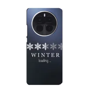 Зимние Чехлы для 一辆 OnePlus  Асе 5 Про - прозрачный фон (Winter loading)