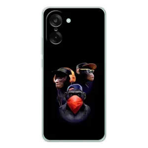 Чехол с Обезьянами OnePlus Ace 5 Racing - (AlphaPrint)