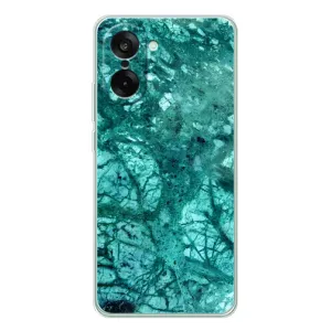 Мраморный чехол на OnePlus Ace 5 Racing (VPrint) (Зеленый мрамор)