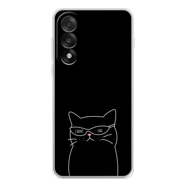 Чохол з принтом «Байдужий кіт» для OnePlus Ace 5 Ultra