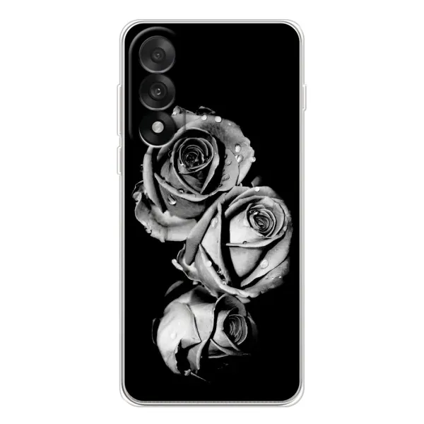 Чехол с принтом «Черная роза» для OnePlus Ace 5 Ultra Чехол с принтом «Черная роза» для OnePlus Ace 5 Ultra