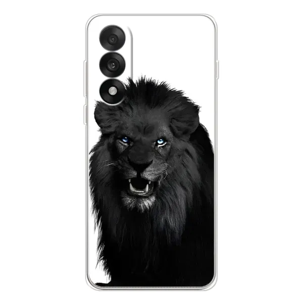 Чехол с принтом «Черный ЛЕВ» для OnePlus Ace 5 Ultra
