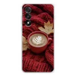 Чехол с уникальным дизайном «Осень с кофе» для OnePlus Ace 5 Ultra (Кофе на пледе)
