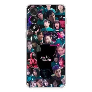 Чехол с принтом «Коллаж Игра кальмара» для OnePlus Ace 5 Ultra
