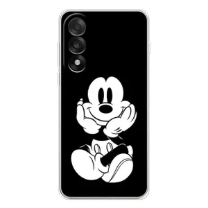 Эксклюзивный чехол для OnePlus Ace 5 Ultra (AlphaPrint - Мультяшные) (Микки на черном)