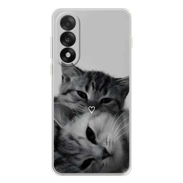 Чохол з принтом «Пара котів» для OnePlus Ace 5 Ultra