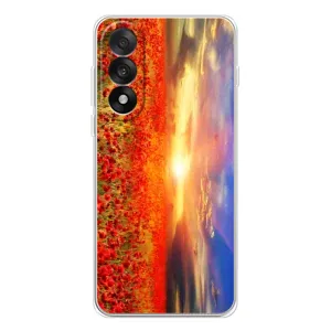 Чехол с картинкой (Стильные) для УанПлюс Эйс 5 Ультра - (AlphaPrint) (Поле тюльпанов)