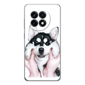 Чехлы с собаками для OnePlus Ace 5 (VPrint) (Довольный Хаски)