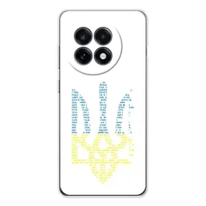 Чехлы для OnePlus Ace 5 Укр. Символика (AlphaPrint) (Герб из букв)