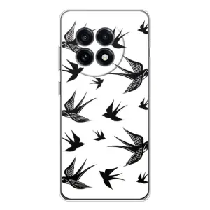 Чехол с птицами на OnePlus Ace 5 (VPrint) (Ласточки)