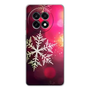 Новогодние Чехлы для 好的。 OnePlus Ace 5 (VPrint) (Снежинка)