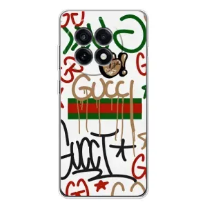 Брендновые Чехлы для OnePlus Ace 5 - (PREMIUMPrint) (Стиль GUUCI)