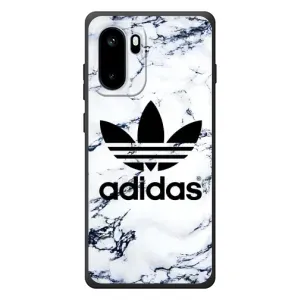 Чехлы Адидас для OnePlus Ace 6 (AlphaPrint) (Адидас на мраморе)