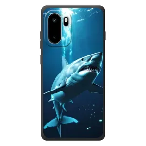 Чехол с картинкой «Хищники» для OnePlus Ace 6 (Акула под водой)