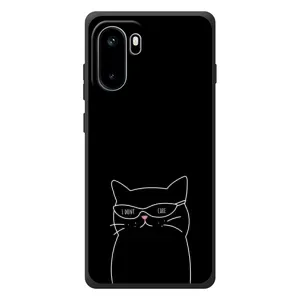 Чехол с рисунком кот на OnePlus Ace 6 (Равнодушный кот)