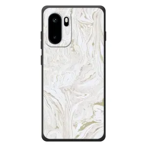 Мраморный чехол на OnePlus Ace 6 (VPrint) (Белый мрамор)