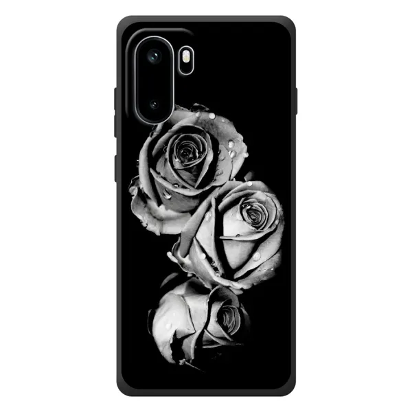 Чохол з принтом «Чорна троянда» для OnePlus Ace 6