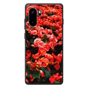 Чохли з квітами для OnePlus Ace 6 (VPrint) (Квіти червоні)