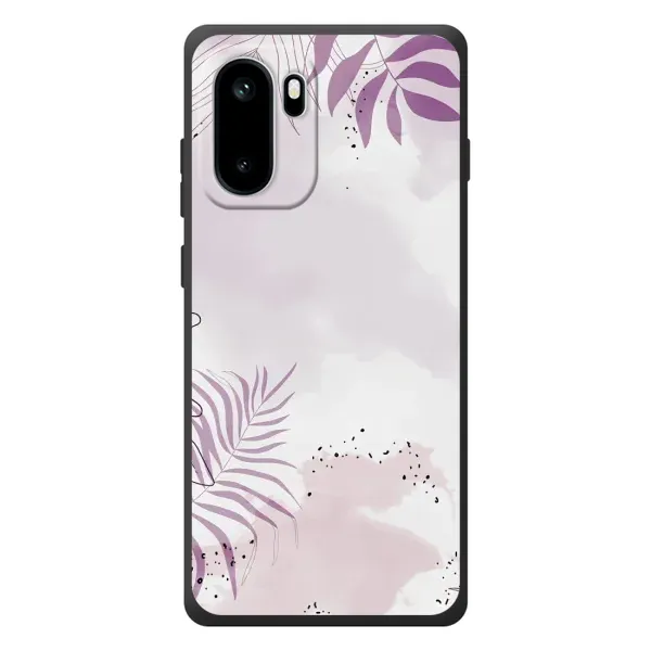 Чехол с принтом «Фиолетовые листья» для OnePlus Ace 6