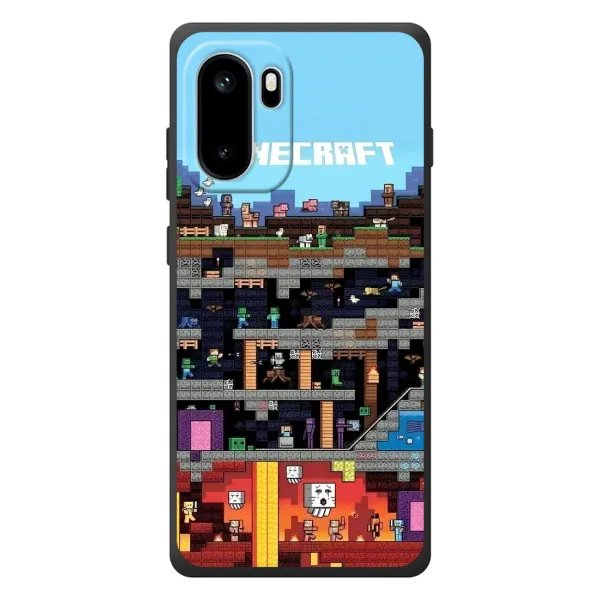 Чехол с принтом «фон Minecraft» для OnePlus Ace 6 Чехол с принтом «фон Minecraft» для OnePlus Ace 6