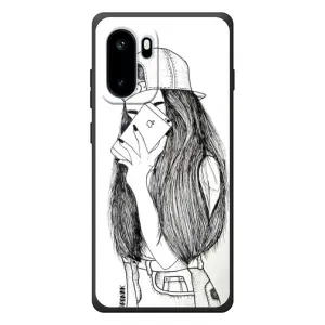 Чехол с печатью для OnePlus Ace 6 - (Мода) (AlphaPrint) (Фото девочки)