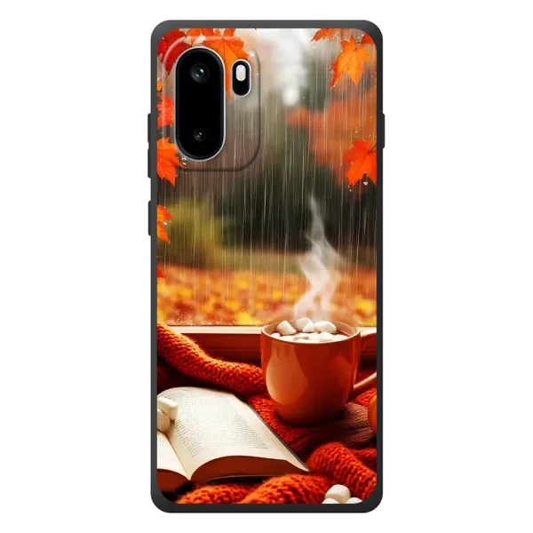 Чохол з принтом «Кава і дощ» для OnePlus Ace 6 Чохол з принтом «Кава і дощ» для OnePlus Ace 6