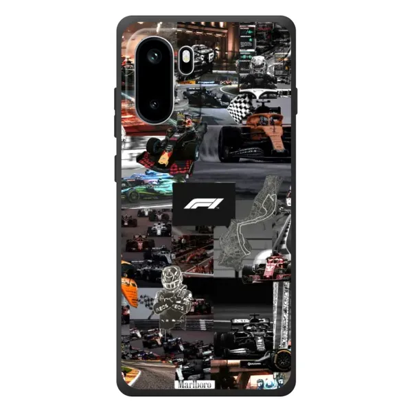 Чехол с принтом «Гоночный коллаж Ф1» для OnePlus Ace 6