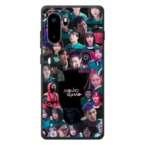 Чехол Гра в кальмара для OnePlus Ace 6 (Коллаж Игра кальмара)
