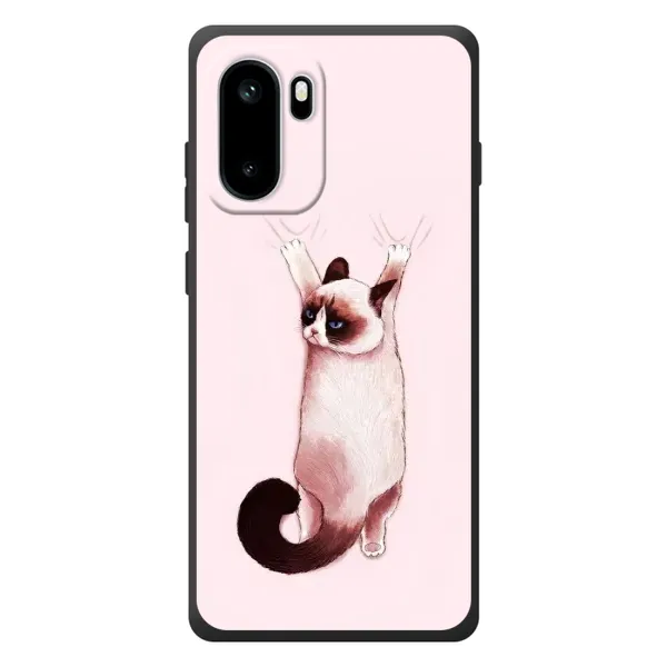 Чехол с принтом «Котик падает» для OnePlus Ace 6