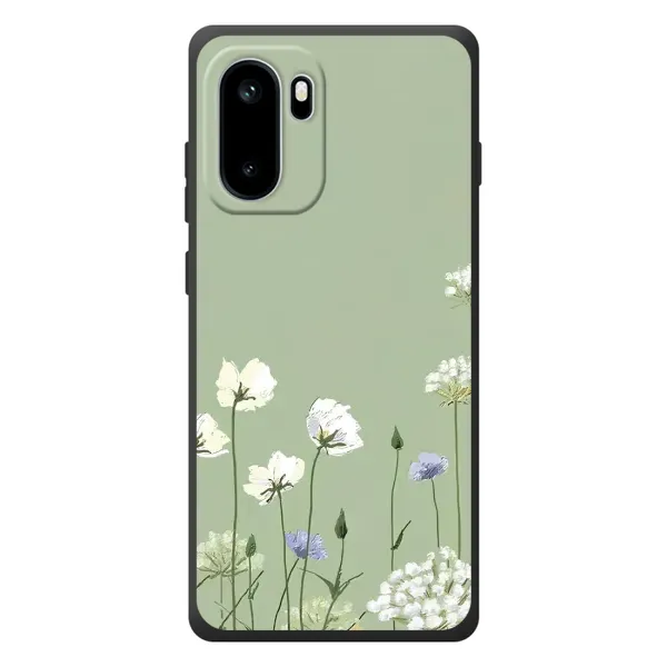 Чехол с принтом «Цветы на зеленом» для OnePlus Ace 6