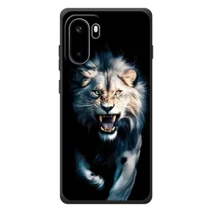 Чехол с картинкой «Хищники» для OnePlus Ace 6 (Лев в темноте)
