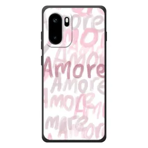 Чехол с розовым рисунком для OnePlus Ace 6 (Аморе любовь)