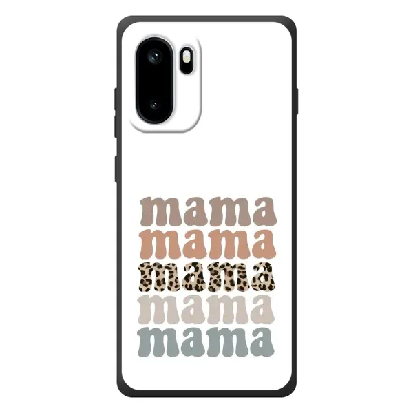 Чехол с принтом «Текстовый коллаж мама» для OnePlus Ace 6