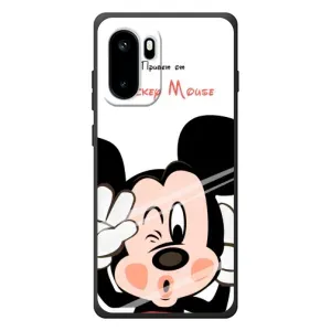 Эксклюзивный чехол для OnePlus Ace 6 (AlphaPrint - Мультяшные) (Маус Микки)