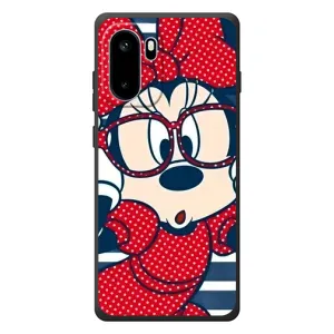 Эксклюзивный чехол для OnePlus Ace 6 (AlphaPrint - Мультяшные) (Маус в очках)