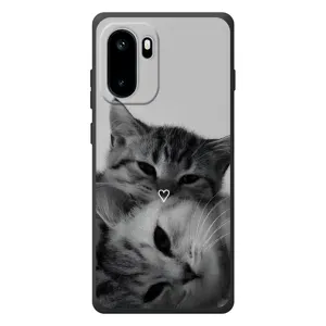 Чехол с рисунком кот на OnePlus Ace 6 (Пара котов)