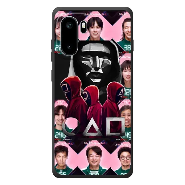 Чехол с принтом «Участники Игра кальмара» для OnePlus Ace 6 Чехол с принтом «Участники Игра кальмара» для OnePlus Ace 6