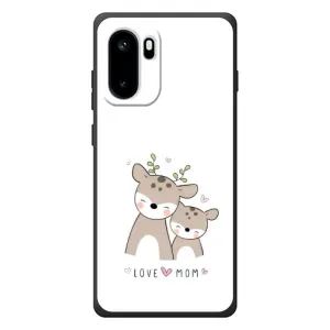 Чехлы для мамы на OnePlus Ace 6 (Оленята мама и малыш)