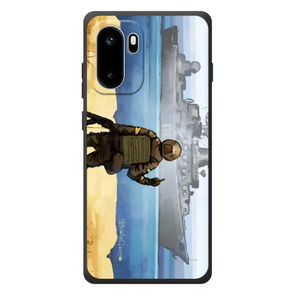 Чехол с принтом «Русский корабль» для OnePlus Ace 6 Чехол с принтом «Русский корабль» для OnePlus Ace 6