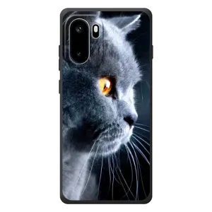 Чехлы с Котиками для OnePlus Ace 6 (VPrint) (Серый Кот)