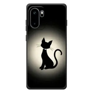Чохол з принтом для OnePlus Ace 6 (AlphaPrint) Модні коти (Силует котика)