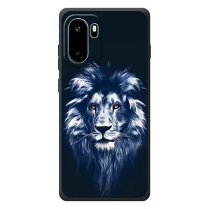 Чехол со Львом для OnePlus Ace 6 (VPrint) (Синий Лев)