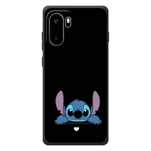 Чохол з принтом Стіч на OnePlus Ace 6 (Стіч на чорному)