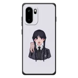 Чехлы Венсдей на OnePlus Ace 6 Уэнсдей (AlphaPrint) (Уэнздей и Вещь)