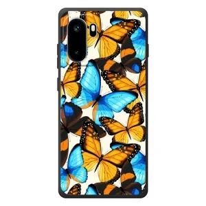 Чехол с принтом для ОнеПлюс Эйс 6 - (Прикольные) (AlphaPrint) (Яркие бабочки)