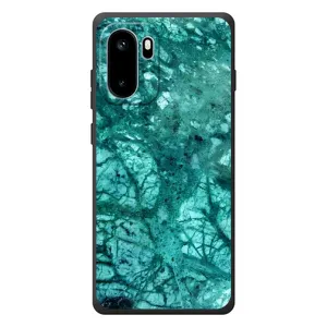 Мраморный чехол на OnePlus Ace 6 (VPrint) (Зеленый мрамор)