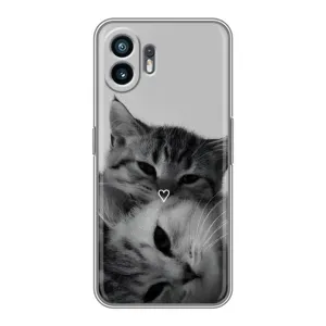 Чохол з принтом «Пара котів» для OnePlus Ace 6T